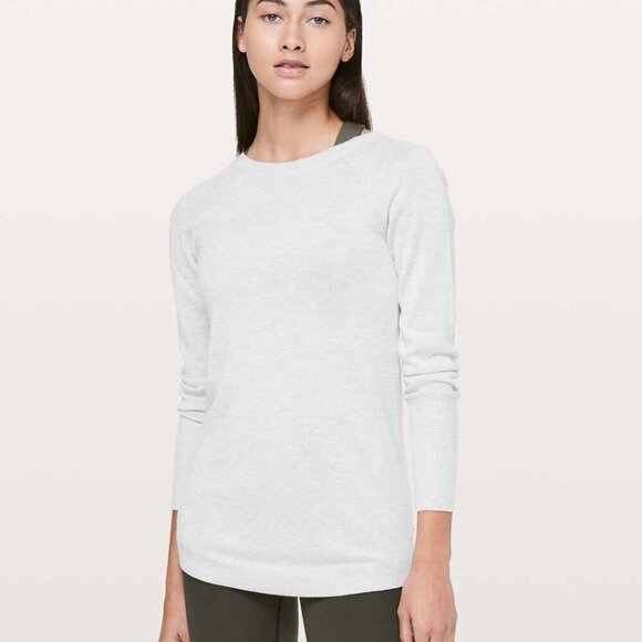 Lululemon Unity Drop Back- Athletic/ Athleisure Cashmere Blend Sweater- Size 4 - Picture 3 of 12